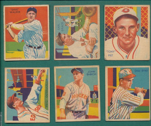 1934-36 Diamond Stars Lot of (14) W/ #88 Selkirk