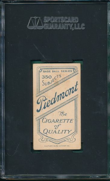 1909-1911 T206 Puttman Piedmont Cigarettes SGC 60