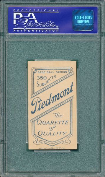 1909-1911 T206 Campbell, Piedmont Cigarettes PSA 5