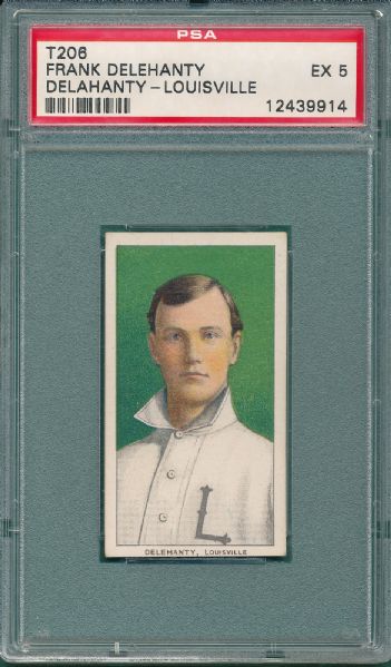 1909-1911 T206 Delehanty Piedmont Cigarettes PSA 5