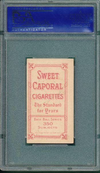 1909-1911 T206 Nichols, Batting, Sweet Caporal Cigarettes PSA 6