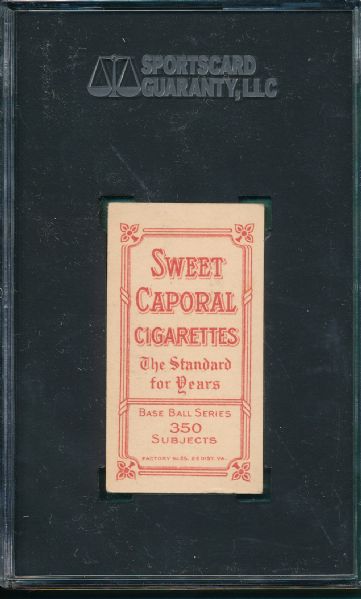 1909-1911 T206 Gilbert, Sweet Caporal 350 Factory 25 Cigarettes SGC 45 *Double Name* *Previously Unconfirmed*