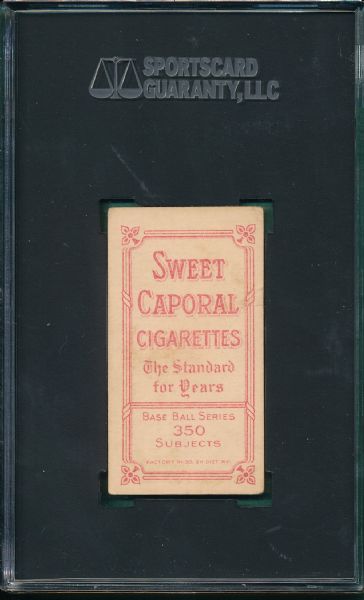 1909-1911 T206 Baker, Sweet Caporal Cigarettes SGC 30 