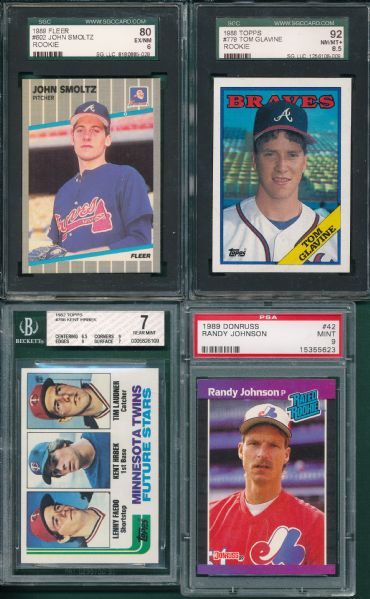 1981-89 Lot of (6) Potential HOF Rookie Cards *Graded*