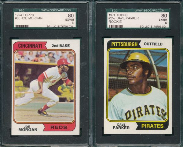 1974 Topps (4) Card Lot W/ Frank Robinson *Graded*