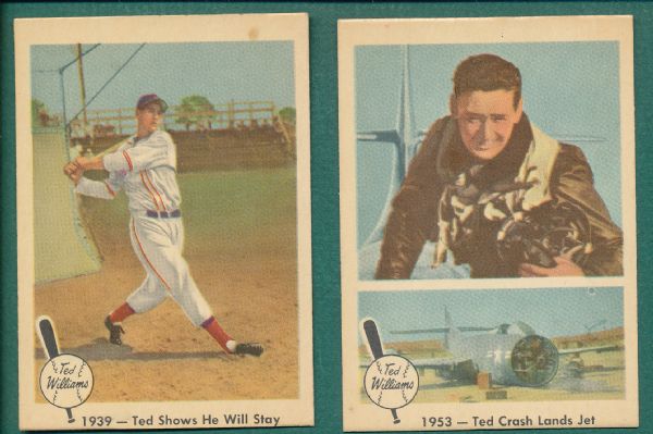 1959 Fleer Ted Williams (11) Card Lot