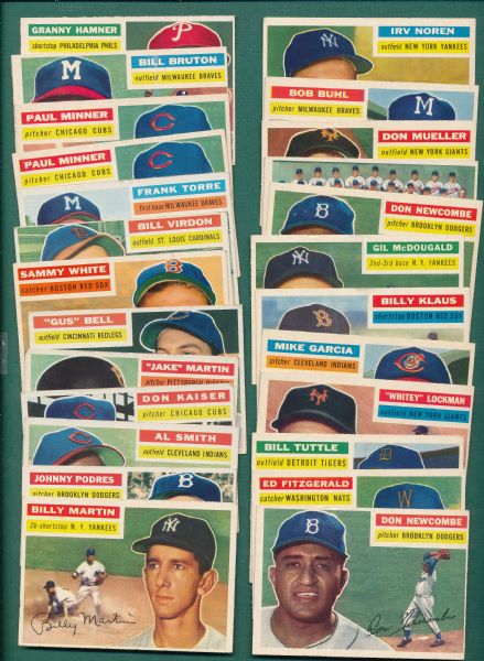 1956 Topps (27) card Lot W/ Irvin