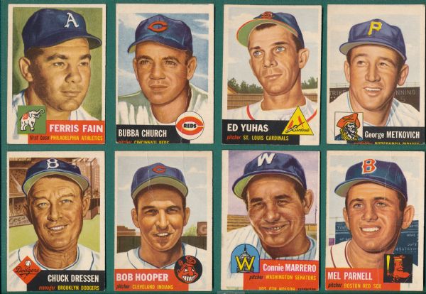 1953-56 Topps (26) card Lot W/ McDougald