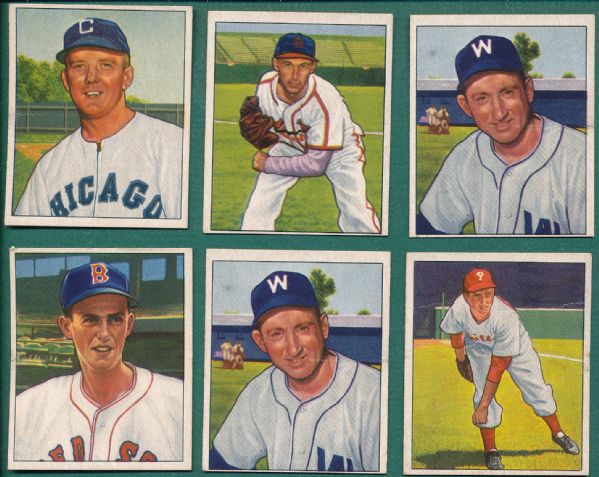 1950 Bowman (7) Card Lot W/ Trucks