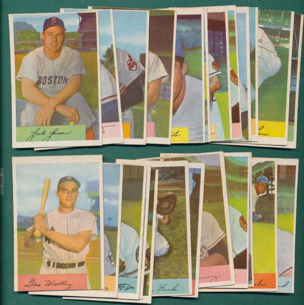 1954 Bowman (56) Card Lot W/ Woodling