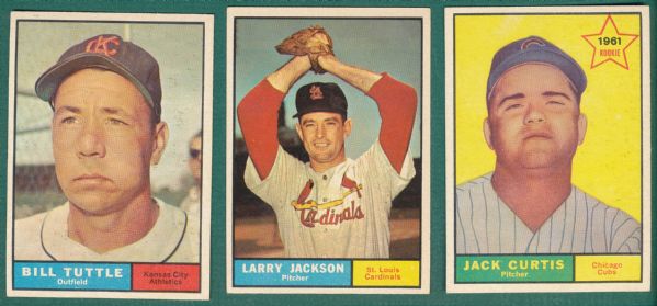 1961 Topps (10) Card Lot of High Numbers W/ Ramos