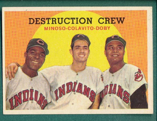 1959 Topps (93) Card Lot W/ Doby