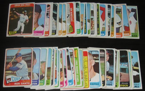 1965 Topps (58) Card Lot W/Bunning