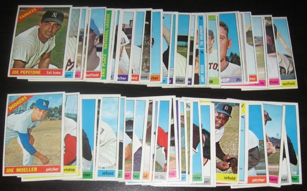 1966 Topps (61) Card Lot W/ Uecker