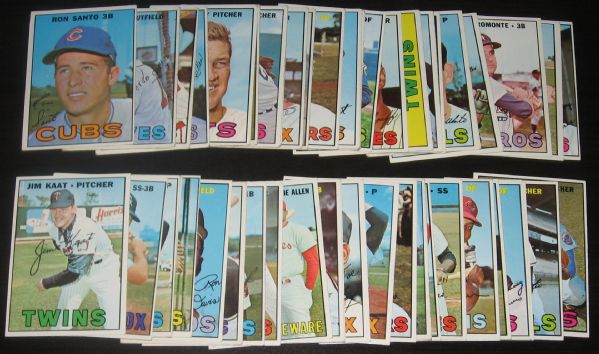 1967-68 Topps (76) Card Lot W/ Drysdale