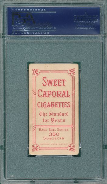 1909-1911 T206 Willis, Batting, Sweet Caporal Cigarettes PSA 3.5