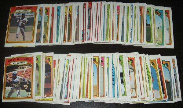 1972 Topps Lot of (150) W/ Jackson