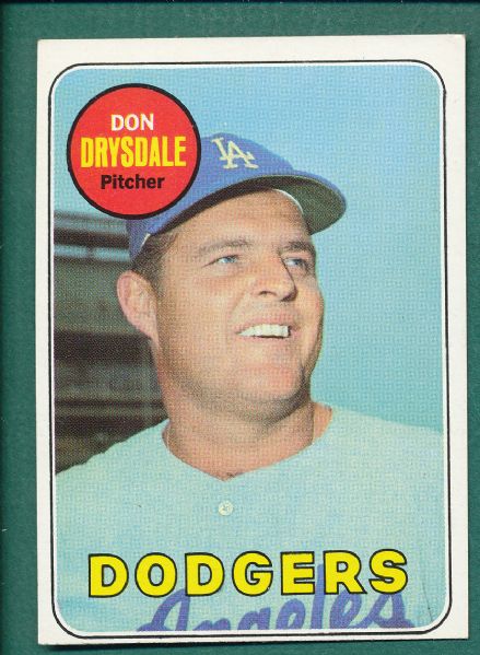 1969 Topps Lot of (223) W/ Drysdale