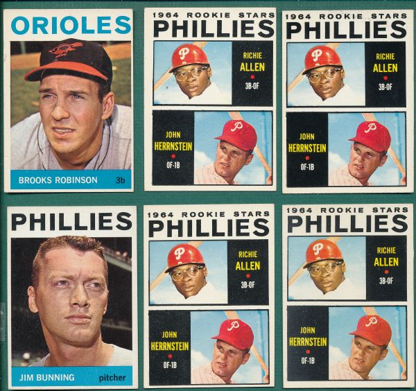 1964 Topps Lot of (160) W/ Brooks Robinson