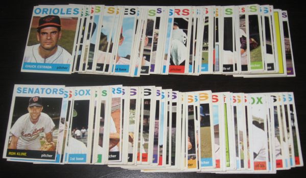 1964 Topps Lot of (160) W/ Brooks Robinson