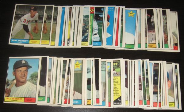 1961 Topps Lot of (110) W/ Rosen