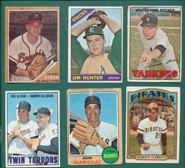 1958-72 Topps Lot of (369) W/ 1963 Yastrzemski