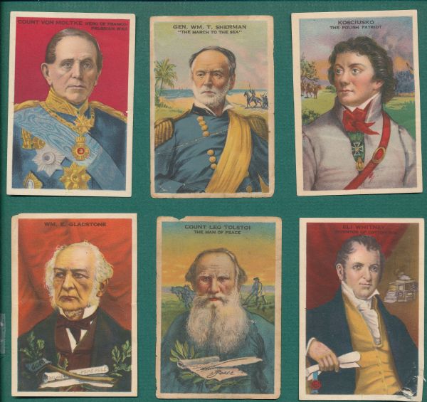 1920s F130 Gridleys Butter Heroes of History, Album & (8) Cards W/ George Washington