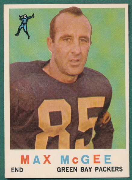 1956-59 Topps FB Lot of (95) W/Pellegrini