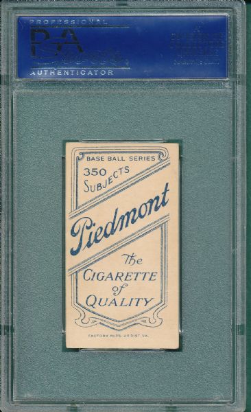 1909-1911 T206 Milan Piedmont Cigarettes PSA 5