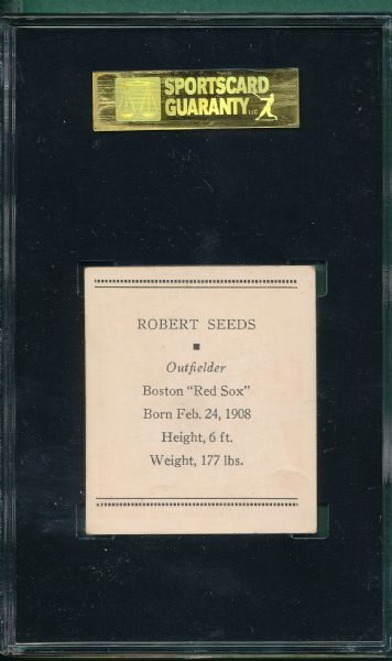1933 Tattoo Orbit R305 Jurges & Seeds (2) Card Lot SGC 30