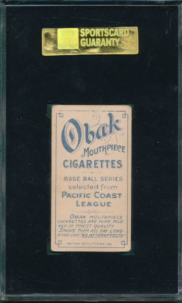 1909 T212-1 Murphy Obak Cigarettes SGC 40