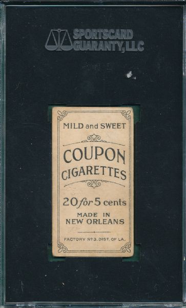 1914 T213-2 Bridwell Coupon Cigarettes SGC 30 *Federal League*