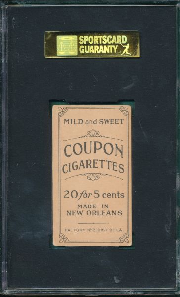 1914 T213-2 Wilson Coupon Cigarettes SGC 40