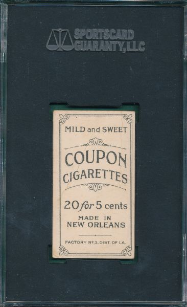1914 T213-2 Marquard, Pitching, Coupon Cigarettes SGC 30