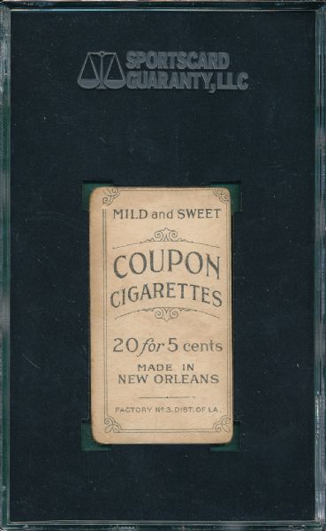 1914 T213-2 Wilhelm Coupon Cigarettes SGC 30 *Federal League* 