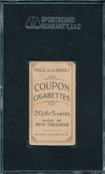 1914 T213-2 Leach, Rochester Coupon Cigarettes SGC 30 *Low Pop*