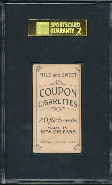 1914 T213-2 Mitchell Coupon Cigarettes SGC 40 *None Higher*