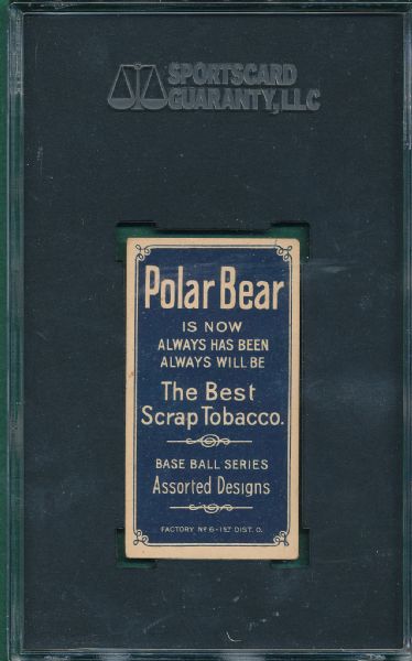 1909-1911 T206 Clancy Polar Bear Tobacco SGC 50