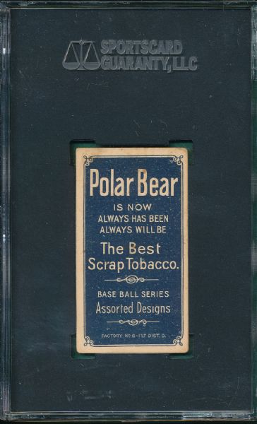 1909-1911 T206 Lattimore Polar Bear Tobacco SGC 50
