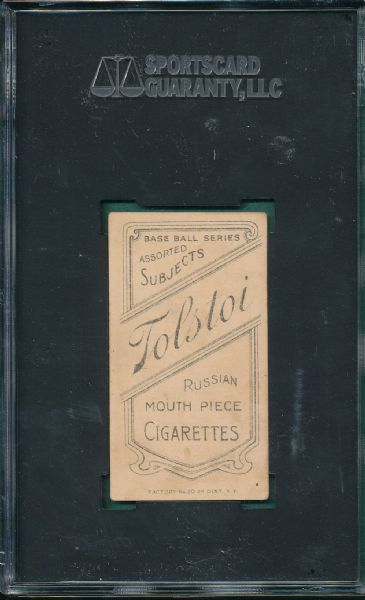 1909-1911 T206 Duffy Tolstoi Cigarettes SGC 40