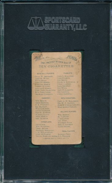 1887 N28 Tim Keefe, Allen & Ginter Cigarettes SGC 20