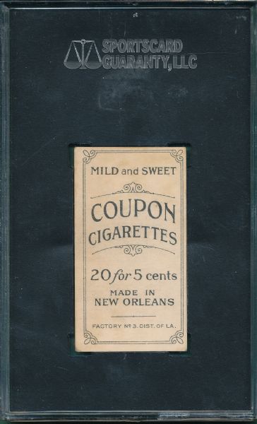 1914 T213-2 Cobb, Batting, Coupon Cigarettes SGC 50 *None Graded Higher*