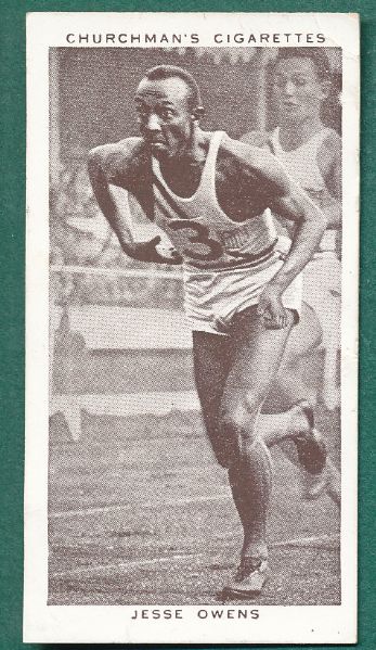 1934 Kings of Speed Complete Set (50) W/Jesse Owens
