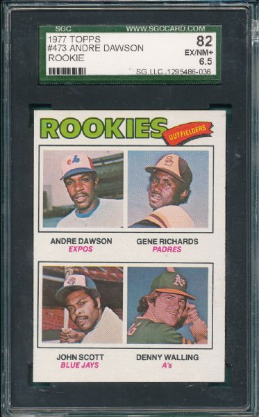 1977-86 Topps (3) Card Rookie Lot SGC 