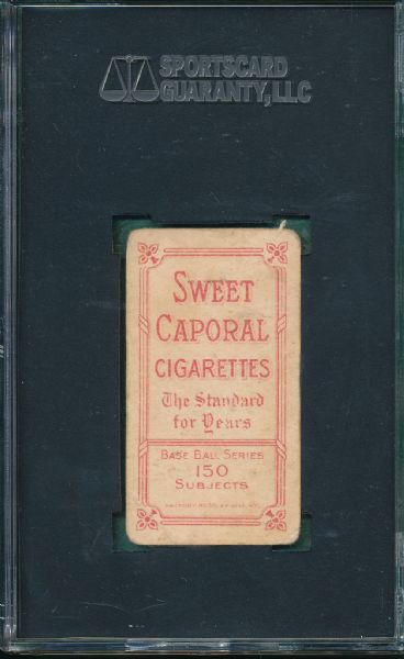 1909-1911 T206 Young, Cy, Bare Hand Sweet Caporal Cigarettes SGC 10