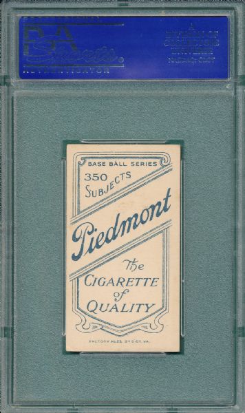 1909-1911 T206 Schreck Piedmont Cigarettes PSA 6