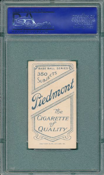 1909-1911 T206 Lennox Piedmont Cigarettes PSA 5