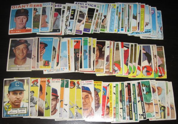 1952-69 Topps Lot of  (113)  W/Mays, Musial