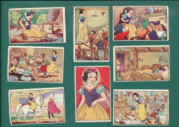 1930's Disney's Snow White Stamps, Armour & Co. Lot of (28), Two Sets
