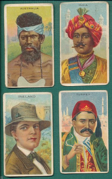 1910 T113 Types of all Nations Lot of (103)